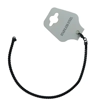 دستبند4طرف مشکی2/5STEEL