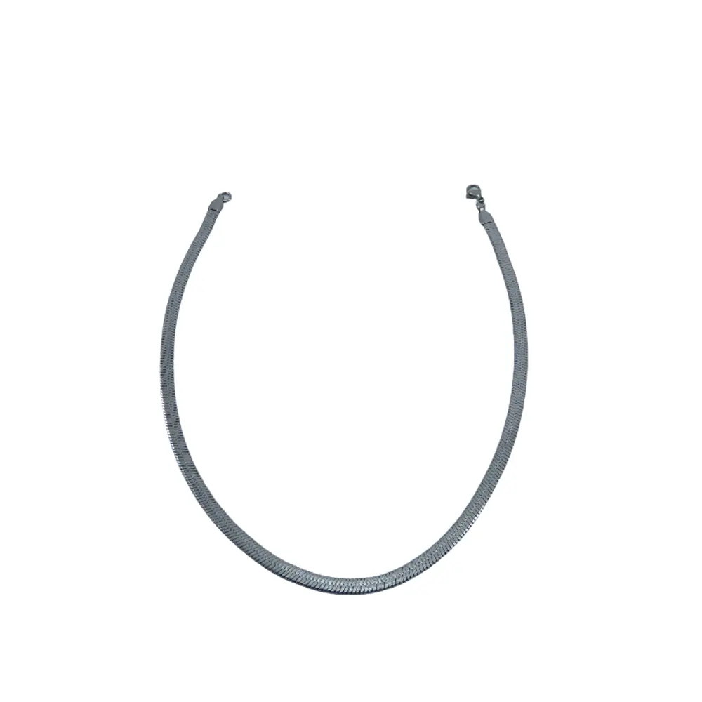 زنجیرنقره ای ماری5عددی کوتاهSTEEL5